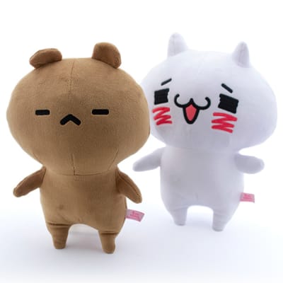 【愛しすぎて大好きすぎる】くま＆にゃんこ ぬいぐるみ＋ドキドキHAPPYBOX電報