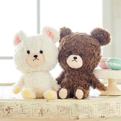 くまのがっこう モコモコジャッキー＆デイビッドぬいぐるみ＋