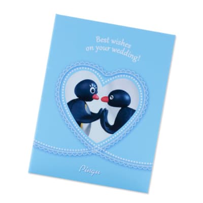 ピンガぬいぐるみ ピングー電報photograph 電報なら ハート電報