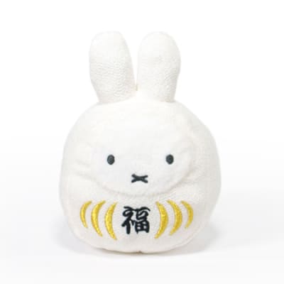 ミッフィー 福だるま紅白セット＋和風HAPPYBOX電報 花手鞠 茜
