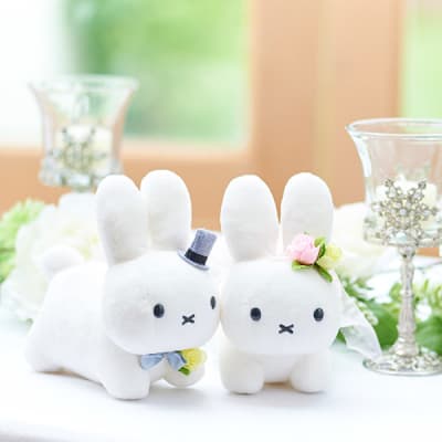 ★大人気商品★ Brunaファミリー うさぎ＋キラキラHAPPYBOX ウェディングドール その他