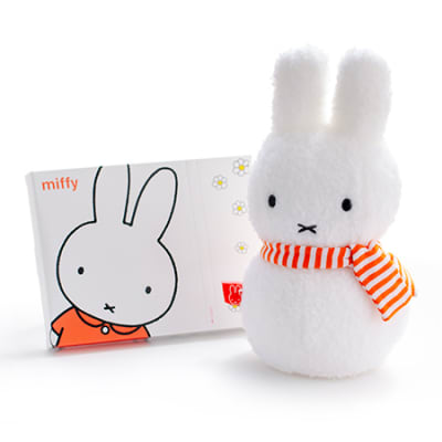 ミッフィー ゆきだるま ぬいぐるみ＋ミッフィーHAPPYBOX電報