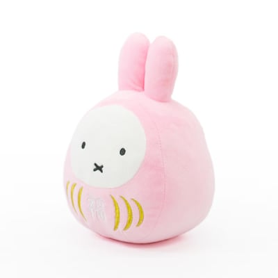 ミッフィー 福だるまぬいぐるみ（さくら色）＋ミッフィー電報 梅むすび | 電報なら「ハート電報」