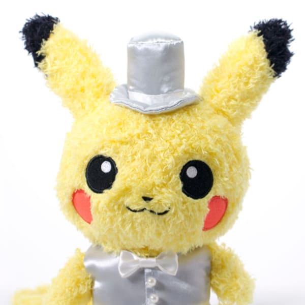 ポケモン ピカチュウ ウェディングぬいぐるみ ドキドキhappybox電報 電報なら ハート電報
