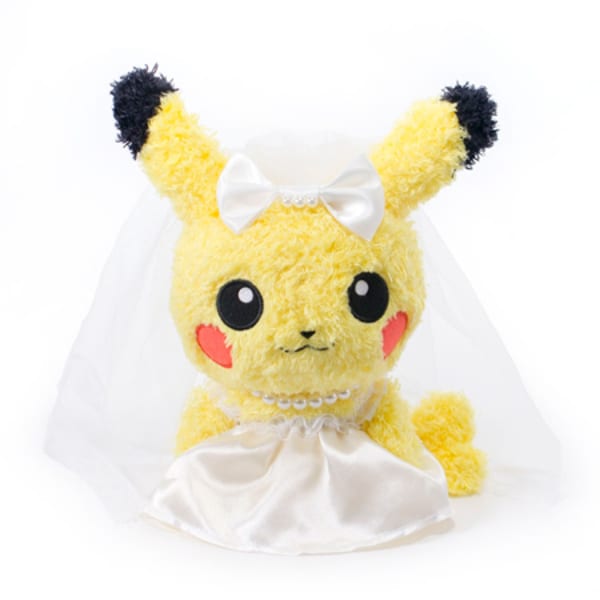ポケモン ピカチュウ ウェディングぬいぐるみ ドキドキhappybox電報 電報なら ハート電報