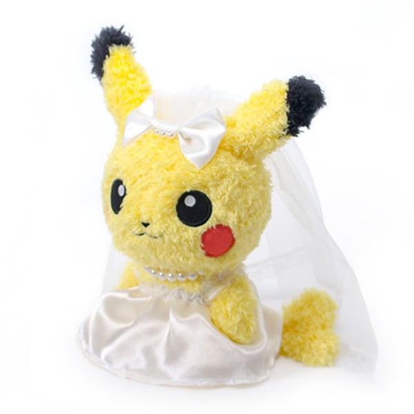 ポケモン ピカチュウ ウェディングぬいぐるみ ドキドキhappybox電報 電報なら ハート電報