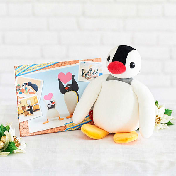 ピンガぬいぐるみ ピングー電報photograph 電報なら ハート電報