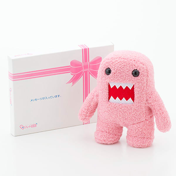 ピンクどーもくんぬいぐるみ電報 | 電報なら「ハート電報」